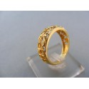 Zlatý prsteň žlté zlato vzorovaný DP54255Z