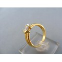 Zlatý dámsky prsteň vyrezávany žlté zlato zirkón DP52310Z