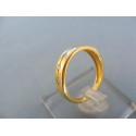 Zlatý dámsky prsteň malé zirkóny žlté zlato DP52231Z